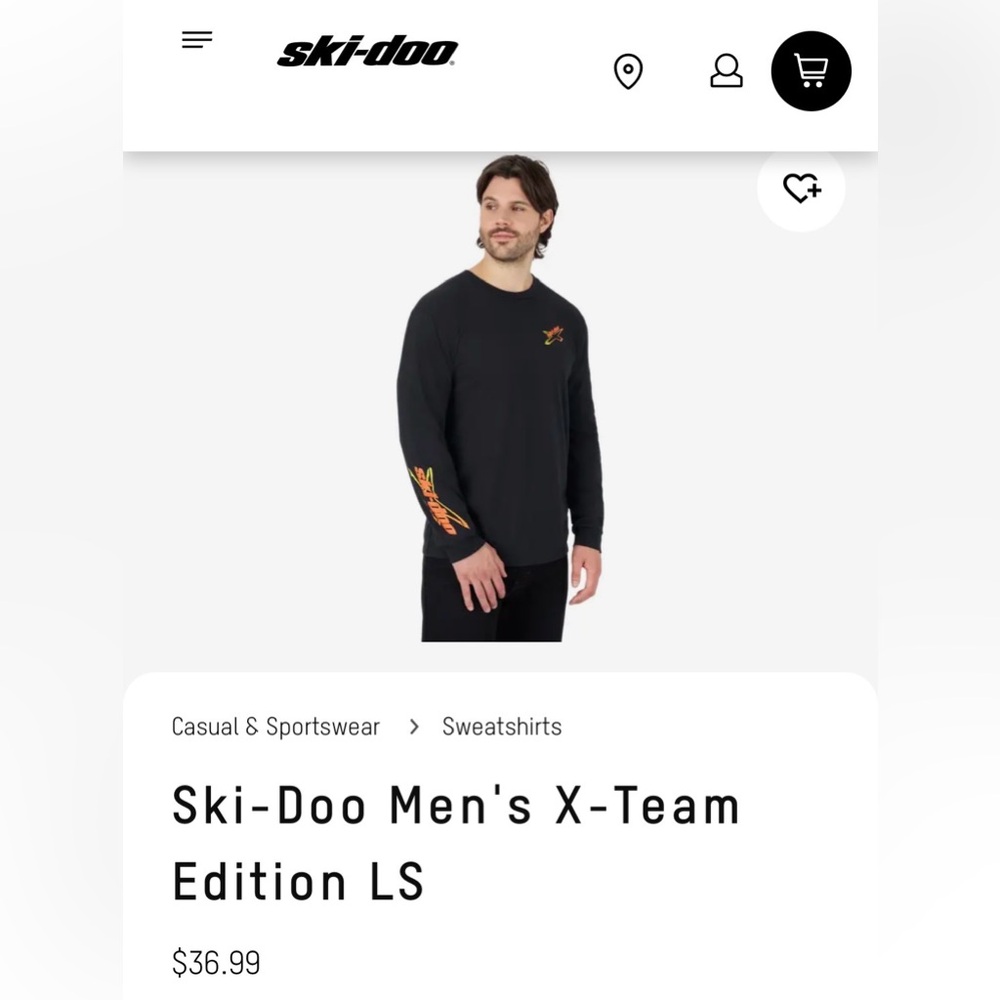 Skidoo Long sleeve t-shirt XL X-Team Edition